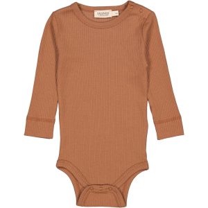 MarMar Modal Light Pecan Plain Body - Str. 1 år/80