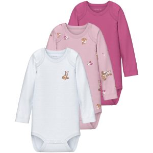 Name It Ibis Rose Body 3-pack Ibis Rose Deer Noos - Str. 50