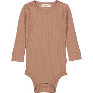 MarMar Modal Powder Taupe Plain Body - Str. 1 år/80