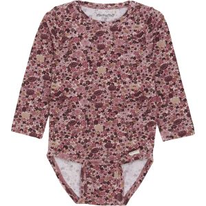 Minymo Dusty Rose Body AOP - Str. 68