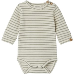 Lil'Atelier Birch Seagrass Thoro Slim Body Stripe - Str. 68