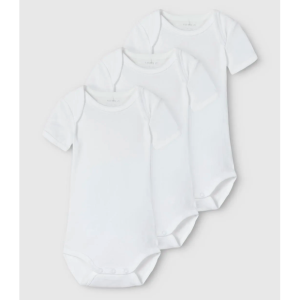 Name It 3pak Bodystockings i hvid til baby