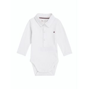 Tommy Hilfiger White Rib Body Ls - Str. 56