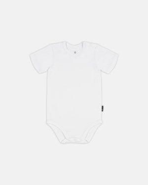 Kortærmet body | Bambusviskose | Hvid