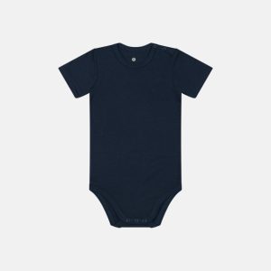 Kortærmet body | Bambusviskose | Navy