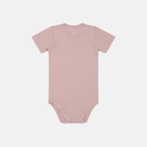 Kortærmet body | Bambusviskose | Rose