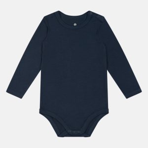 Langærmet body | Bambusviskose | Navy