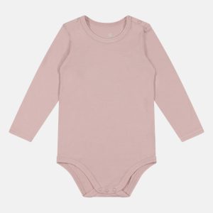 Langærmet body | Bambusviskose | Rose