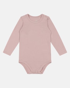 Langærmet body | Bambusviskose | Rose