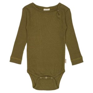 Petit Piao - Body L/S Modal - Leaves - 56