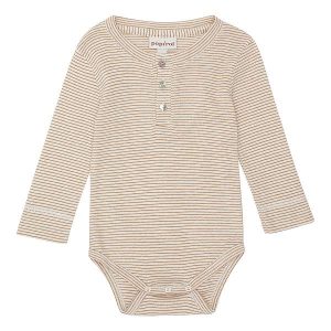 Popirol - Milo Baby Body - Mustard Stripe - 74/9 mdr.