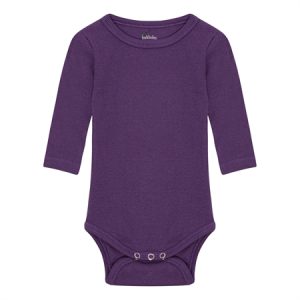 BIRKHOLM Langærmet Rib Body Vindrue Lilla