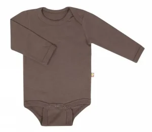 Brun langærmet body