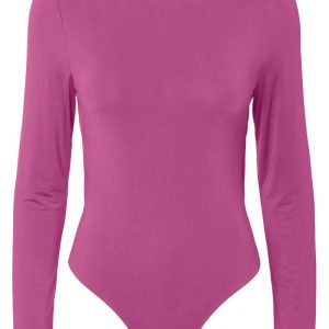 Janne 40 - Pieces - Bodystocking - PcDagmar LS Body - Meadow Mauve (OBS! Skaffevare - kan ikke returneres)