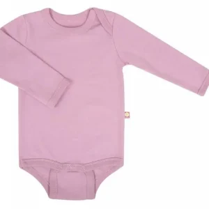 Langærmet rosa body