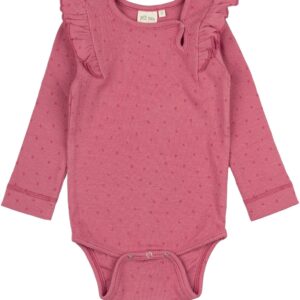 Body L/S Frill Modal Dot