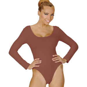 Langærmet Body Brun