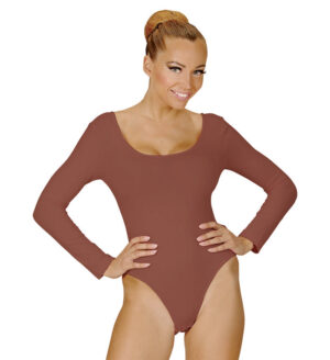Langærmet Body Brun
