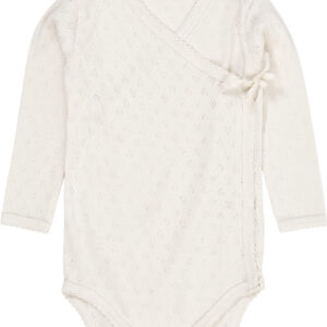Pointelle Heart Crossover Body LS