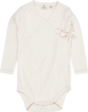 Pointelle Heart Crossover Body LS