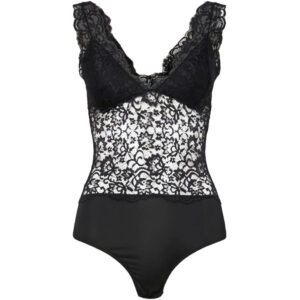 PIECES DAME BODYSTOCKING PCLINA - Black