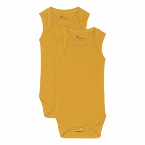 BIRKHOLM 2-Pak Ærmeløs Body Karry Gul