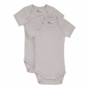 BIRKHOLM 2-Pak Kortærmet Body Marsvin Grå