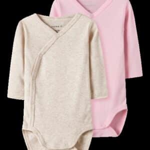 NAME IT 2-Pak Wrap Body Parfait Pink