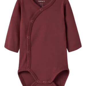 NAME IT Wrap Body Vulla Oxblood Red