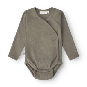 That's Mine - Cala slå-om bodystocking - Green melange - 68cm - 6M