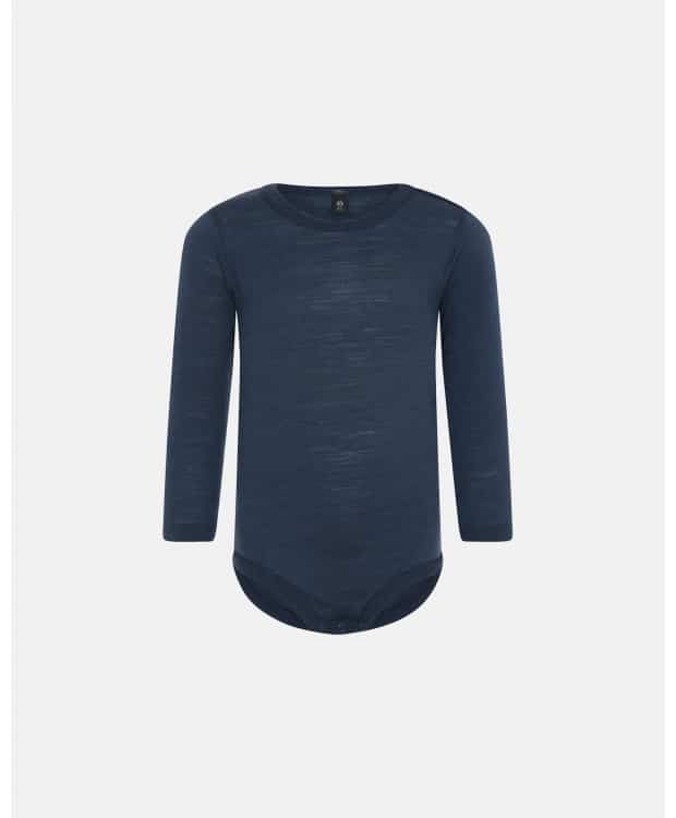 JBS Of Denmark uld body i navy til babyer