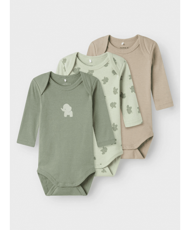 Name it 3pak bodystockings til drenge