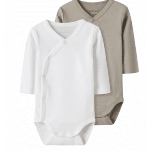 Name It 2-pak bodystockings til baby