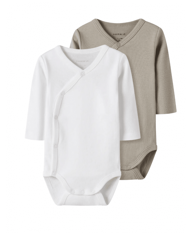 Name It 2-pak bodystockings til baby