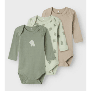 Name It 3-pak bodystockings i flere farver til drenge