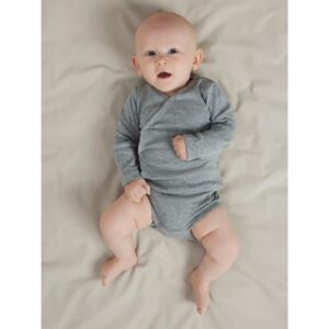 Name It 2-pak slå om body i lysegrå og grå til børn