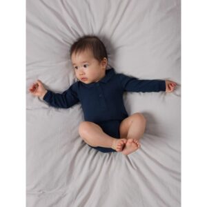 Name It Holger langærmet polo body i navy til drenge