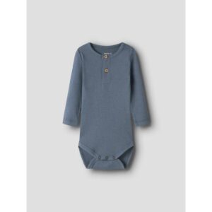 Name It Kab langærmet body i lyseblå til drenge